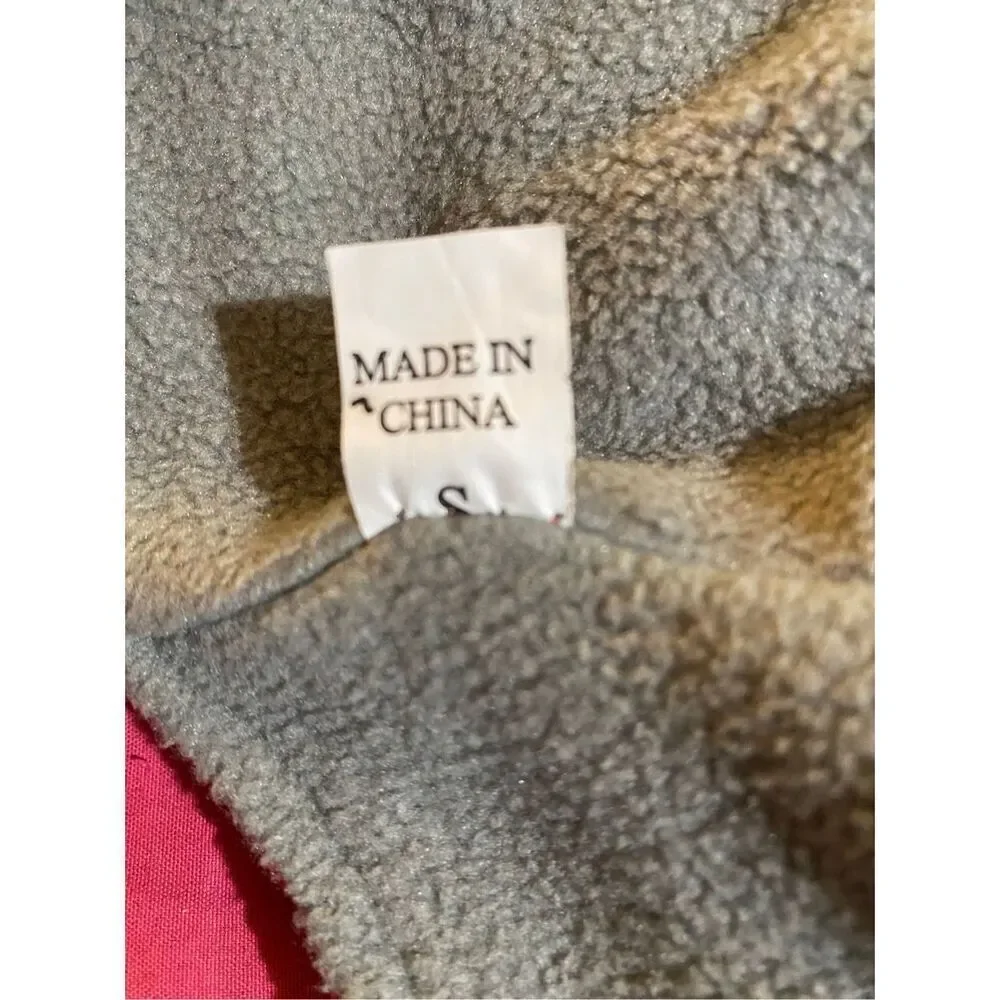 H dog 1pc pet dog clothing hooded puffer fleece small